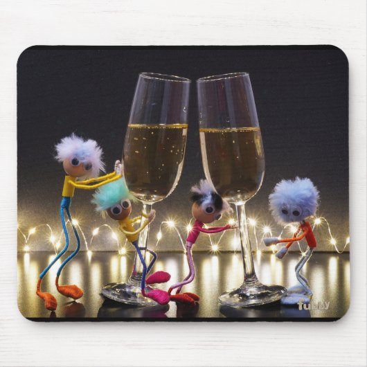 Proostende Fubby's die wat te vieren hebben. Mousepad (Vorne)