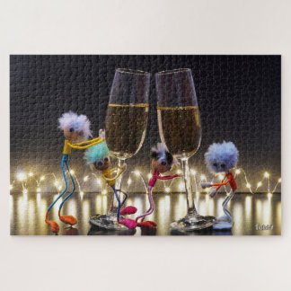 Proostende Fubby's die wat te vieren hebben. Puzzle
