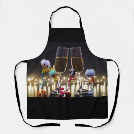 Proostende Fubby's die wat te vieren hebben. Schürze