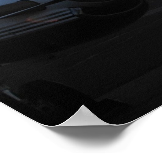 Prop bei Sonnenuntergang Poster (Ecke)