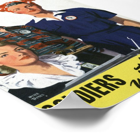 Propaganda aus der Kriegszeit Poster (Ecke)