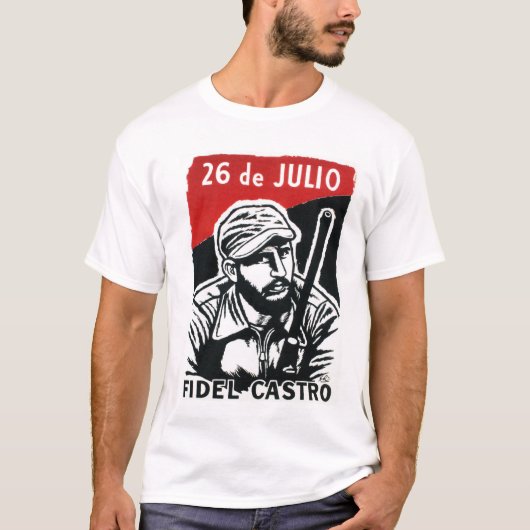 Propaganda der Fidel Castro-Bewegung zur Revolutio T-Shirt (Vorderseite)