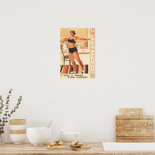Propaganda der Sowjetunion Poster (Küche)