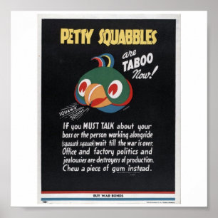 Propaganda des Weltkriegs Poster