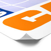 Propaganda für das sowjetische Weltraumposter Poster (Ecke)