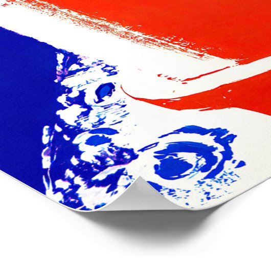 Propaganda für das sowjetische Weltraumposter Poster (Ecke)