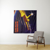 Propaganda für das sowjetische Weltraumposter Wandteppich (Beispiel (Horizontal))