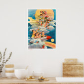 Propaganda für ein chinesisches Raumfahrtposter Poster (Küche)