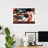 Propaganda für ein chinesisches Raumfahrtposter Poster (Heimbüro)