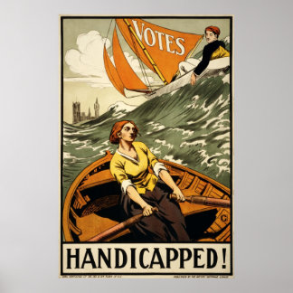 Propaganda für Vintages Leid mit Behinderung Poster