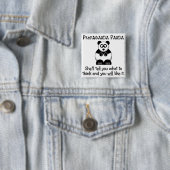 Propaganda-Panda sagt Ihnen was zu denken Button (Beispiel)