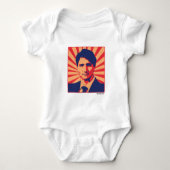 Propaganda-Plakat Justin Trudeau - .png Baby Strampler (Vorderseite)