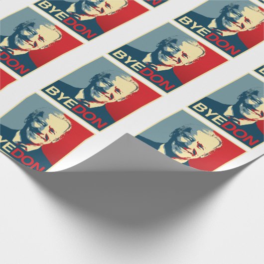 Propaganda Poster - BYE DON Geschenkpapier (Ecke)