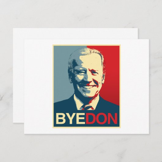 Propaganda Poster - BYE DON Postkarte (Vorne/Hinten)