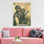 Propaganda Poster einschreiben Leinwanddruck (Insitu (Wohnzimmer))