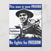 Propaganda Poster Postkarte (Vorderseite)