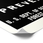 Propaganda Poster USA Prevent Forest Fires - Our (Ecke)