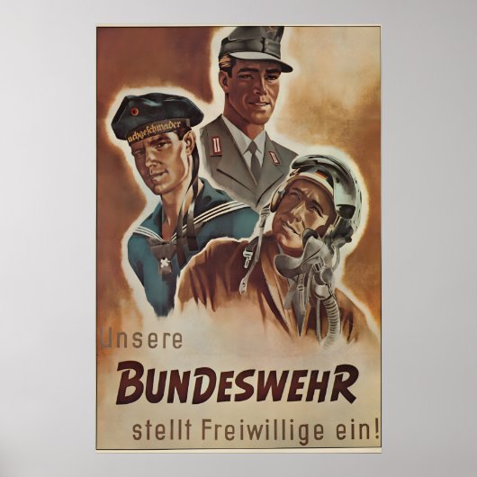 Propagandaplakat Westdeutschland Wir sind Poster (Vorne)