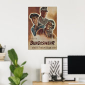 Propagandaplakat Westdeutschland Wir sind Poster (Heimbüro)