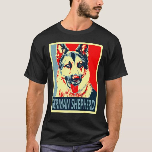 Propagandaposter-Stil T-Shirt (Vorderseite)