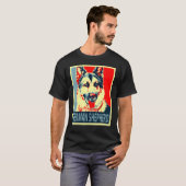 Propagandaposter-Stil T-Shirt (Vorne ganz)