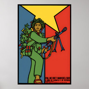 Propagandaposter Vietnamkrieg Südvietnam Druck Poster