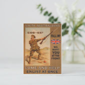 Propagandatelie des Weltkrieges Postkarte (Stehend Vorderseite)