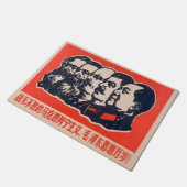 Propagandavorsitzender der Kommunisten Mao Stalin Fußmatte (Schrägansicht)