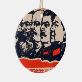 Propagandavorsitzender der Kommunisten Mao Stalin Keramik Ornament (Rechts)