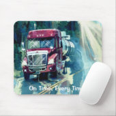 Propan Delivery Truck Transport Art Mousepad (Mit Mouse)