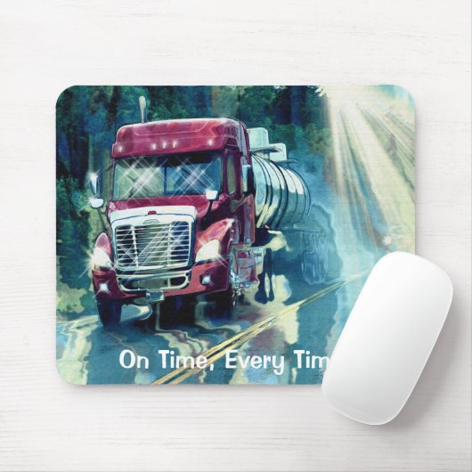Propan Delivery Truck Transport Art Mousepad (Mit Mouse)