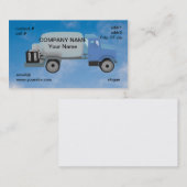 Propan-LKW auf blauem Himmel Visitenkarte (Vorne/Hinten)