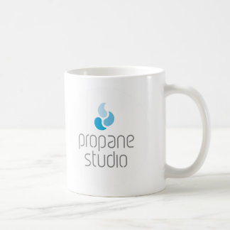 Propan-Studio - klassische weiße Tasse