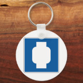 Propane Street Sign Schlüsselanhänger (Vorderseite)