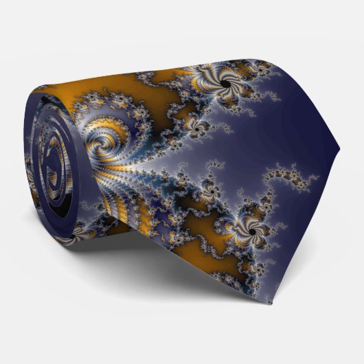 Propelleflora - Strudel-Fraktal Krawatte (Gerollt)