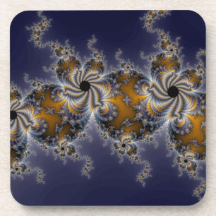 Propelleflora - wirbelloses Fraktal Getränkeuntersetzer