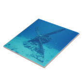 Propeller auf der Unterseite von Meer Fliese (Seite)