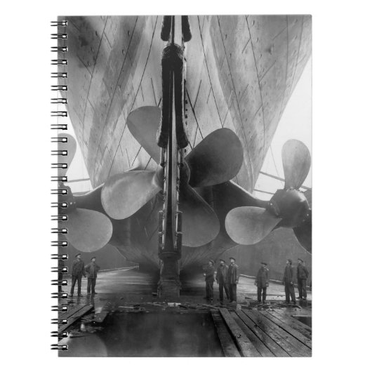 Propeller der Titanic Notizblock (Vorderseite)