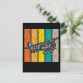 Propeller Flugzeug Retro Flugzeug Enthusiasten Postkarte (Stehend Vorderseite)