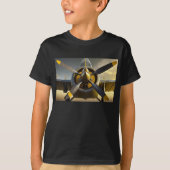 Propeller für das Spitfire-Flugzeug des Zweiten We T-Shirt (Vorderseite)