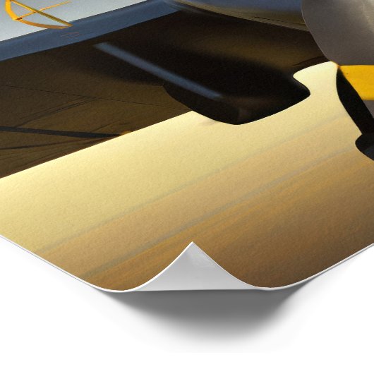 Propeller für Spitfire-Flugzeuge Poster (Ecke)