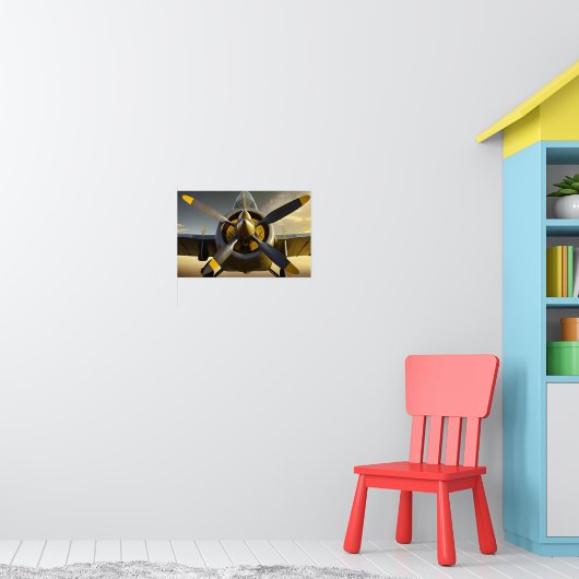 Propeller für Spitfire-Flugzeuge Poster (Kinderzimmer 1)