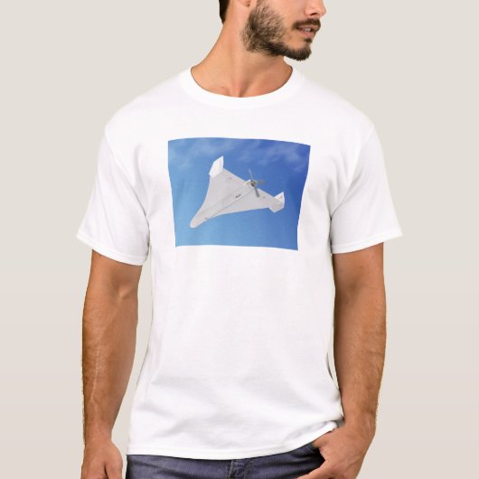 Propeller military surveillance drone T-Shirt (Vorderseite)