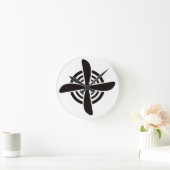 Propeller Runde Wanduhr (Zuhause)