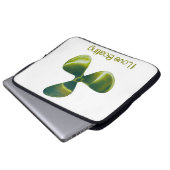 Propellerbild für Neopren-Laptop-Sieb Laptopschutzhülle (Vorne Knopf)