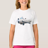 Propellerflugzeug T-Shirt (Vorderseite)