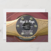 Propellerhops und Propeller Hangar-Party Einladung (Vorderseite)