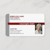 Property Adjuster / insurance Visitenkarte (Vorderseite)