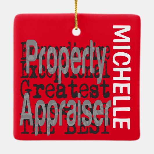 Property Appraiser Extraordinaire CUSTOM Keramikornament (Rückseite)