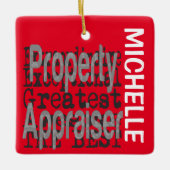 Property Appraiser Extraordinaire CUSTOM Keramikornament (Vorderseite)